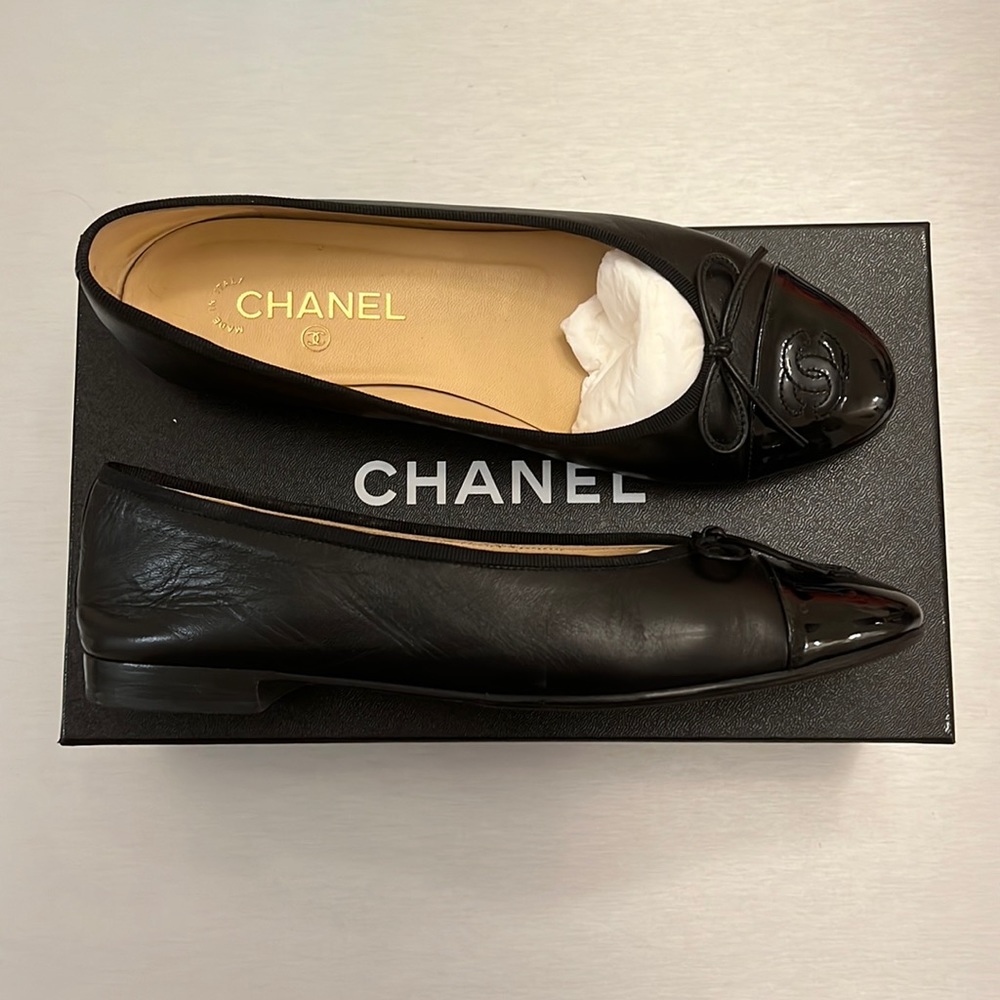 Chanel Lambskin Ballet Flats